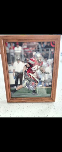 Football picture with signature