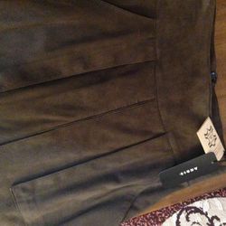 Akris Lamb Suede Skirt Brand New