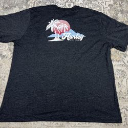 Hurley T-Shirt Mens Everyday Tee ultra soft Size XXL Gray Tropical