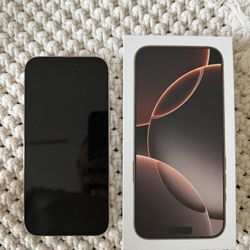 iPhone 16 Pro Max, Desert Titanium, 256 GB