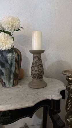 Very Nice Candle Holder 10 Inches Tall 