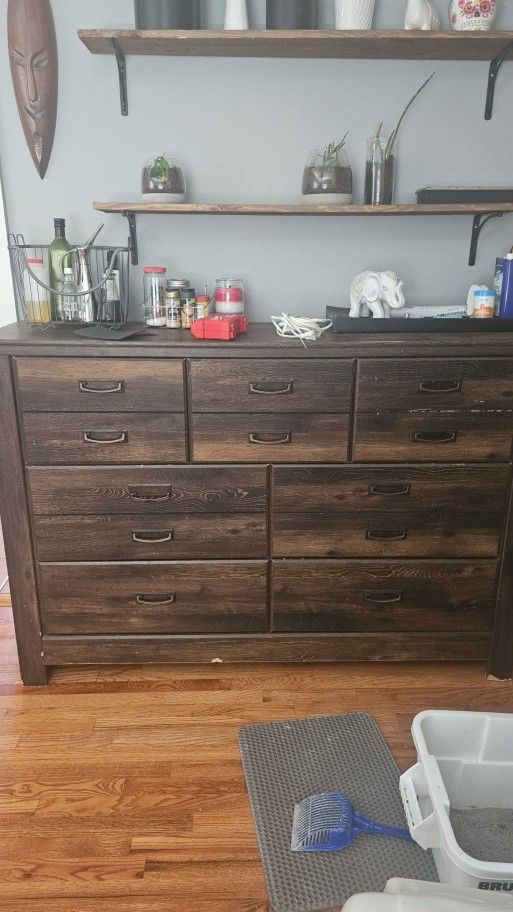 Dresser And File Cabinet. 