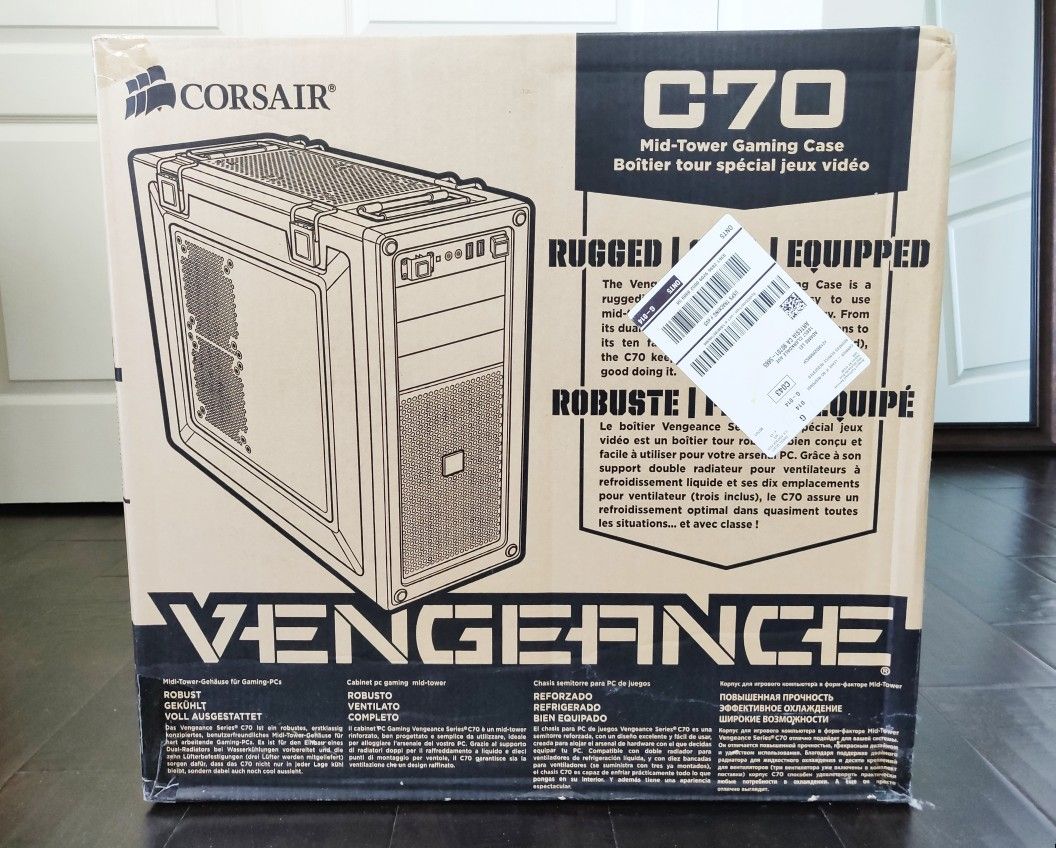 Corsair Vengeance C70 Mid-Tower Gaming Case - Military Green