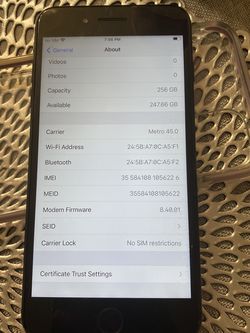 iPhone 7+ 256gb