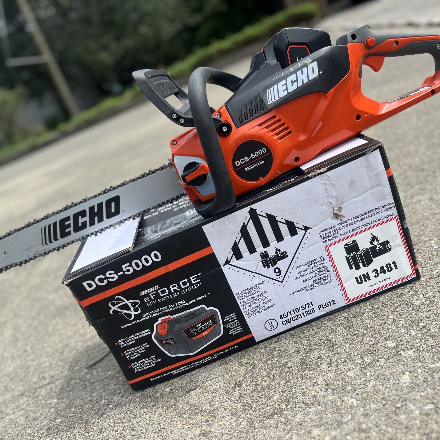 Echo DCS 5000 Battery Powered Chainsaw for Sale in Atlanta, GA