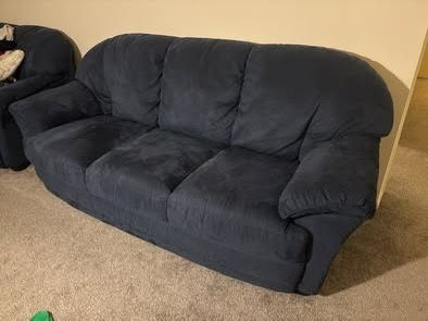 Navy Blue Couch