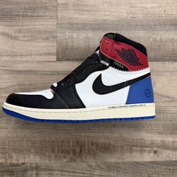 Jordan 1 Retro High OG Union X Fragment Varsity Red Sport Royal  Size 8M