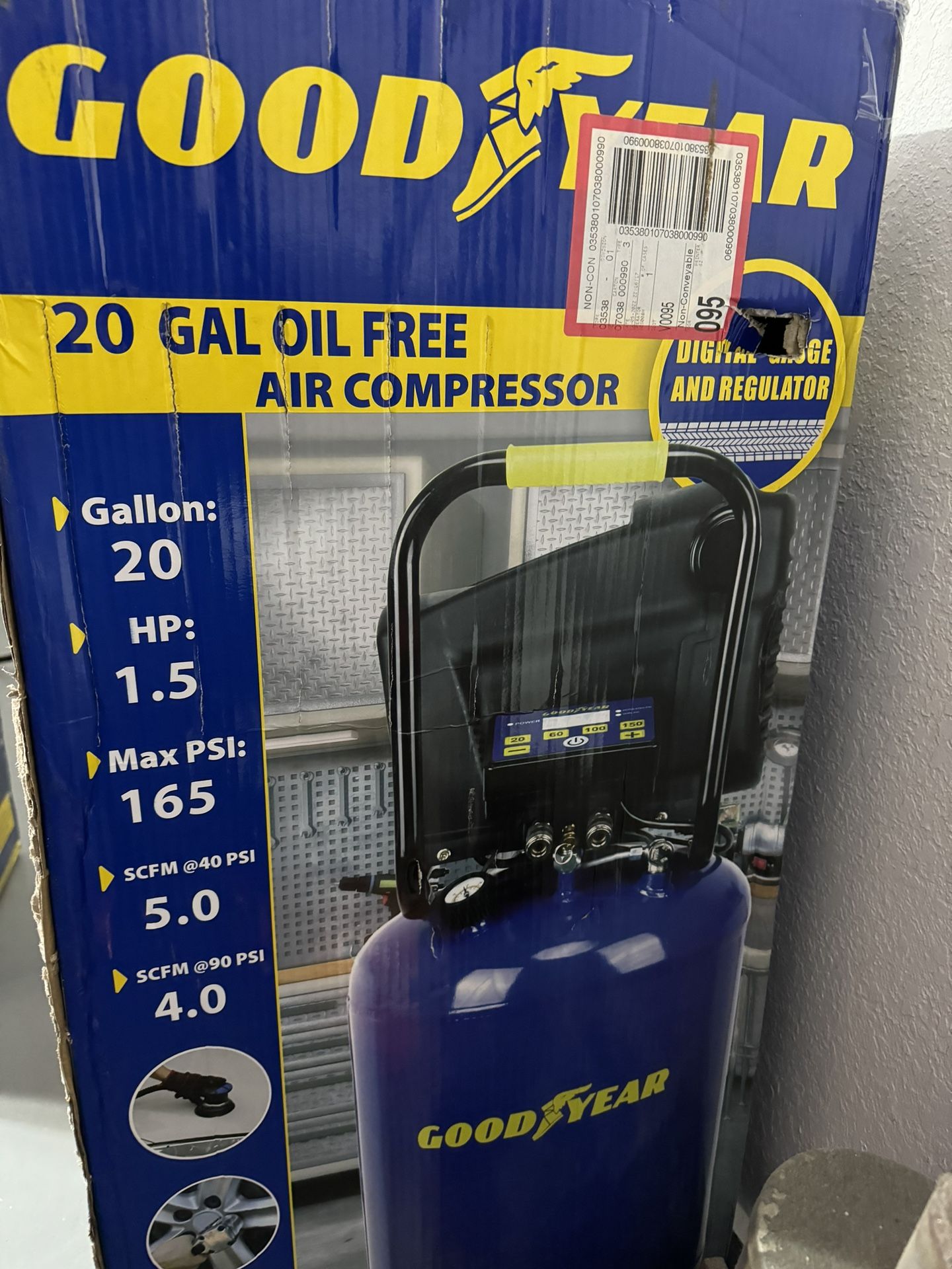 20 Gallon Air Compressor Pump