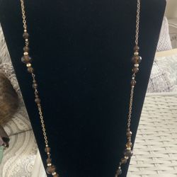 Long Beaded Necklace 