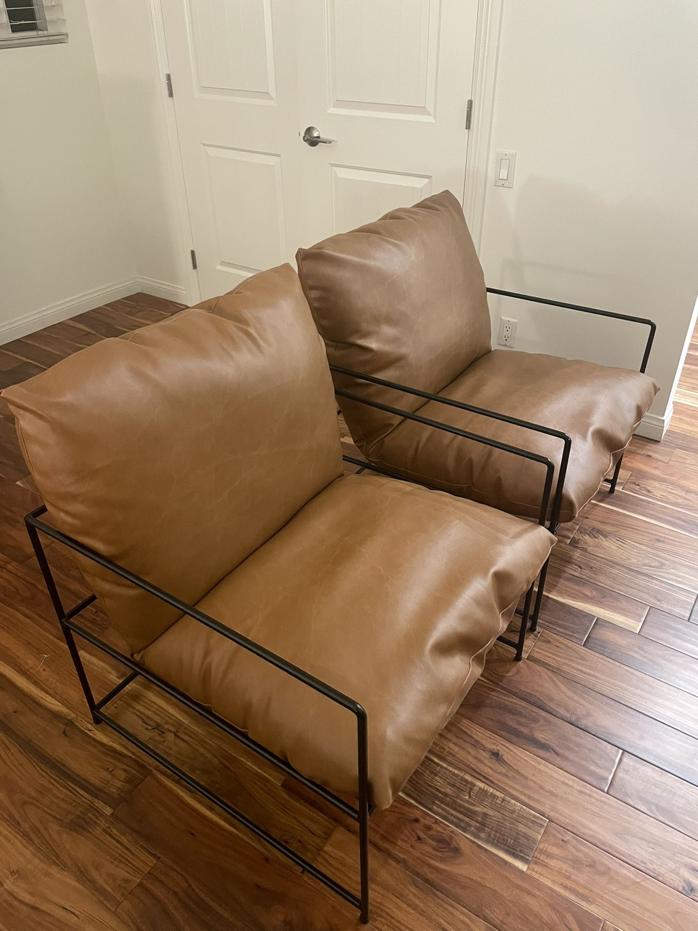 Black Iron Hammock Style Modern Style Chair with Cushion