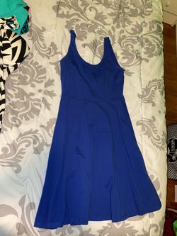 Blue Cotton Dress Size Extra Small / Small