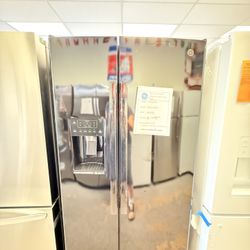 GE Side By Side Refrigerator/black Color