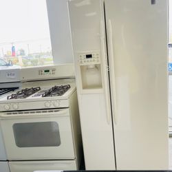 Refrigerator And Gas Stove Combo