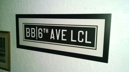 NYC SUBWAY ART....SOLID WOOD FRAME