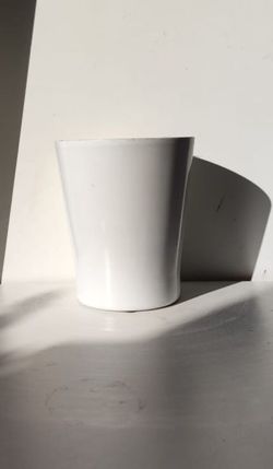 Glazed Ceramic Plant Pot/ Plant Planter/ Flower Pot Patio Garden White