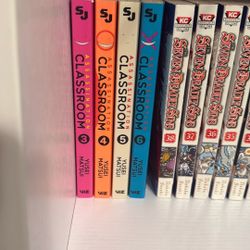 Assassination Classroom Manga Volumes 3-6