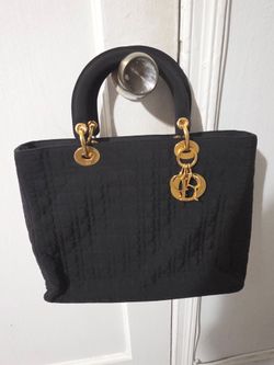 Christian Dior Lady Dior Black Cannage Handbag