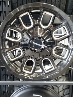 MAYHEM 18X9 6 LUG ON 35X12.5R18 ON SALE!!!!!!