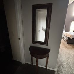 Mirror and Table 