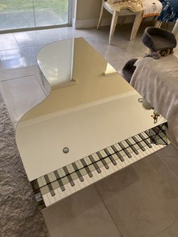 Vintage Mirror Piano Coffee Table