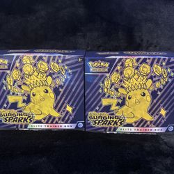 Surging Sparks Elite Trainer Box 2x $70 ea. 