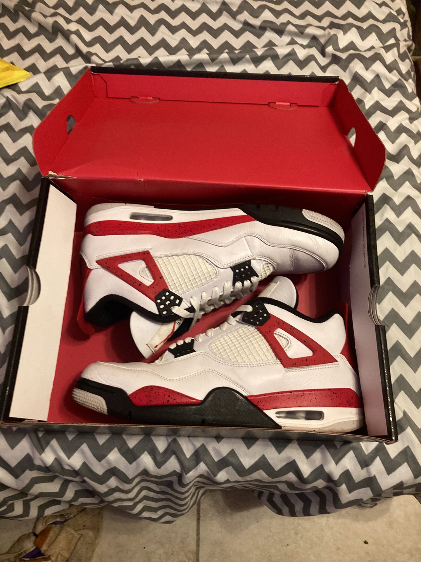 jordan 4 red cement