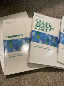 2019 CFA Textbooks 