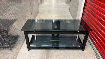 Black Glass Table