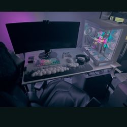 High End All White Gaming PC 