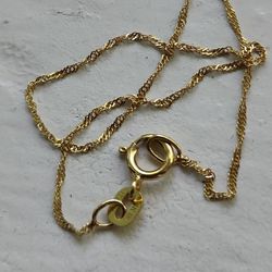 14k Gold Twist Bracelet 