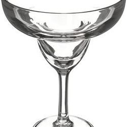 Carlisle 565207 Shatter-Resistant Plastic Margarita Glass, 16 oz, Clear (Pack of 24)  ⭐NEW IN BOX⭐