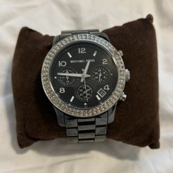 Black Rhinestone Michael Kors Watch 