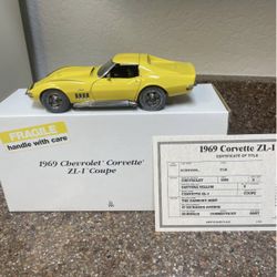 DANBURY MINT 1969 CHEVROLET CORVETTE ZL-1