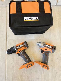 RIDGID 18V Impact Driver and Drill (TOOL-ONLY)