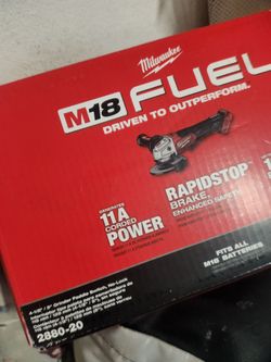 Milwaukee M18 Fuel Brushless Grinder
