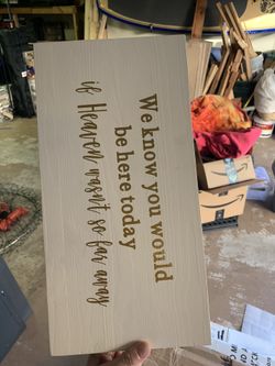Remembering loved ones- Wedding Sign