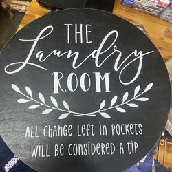 Laundry Sign