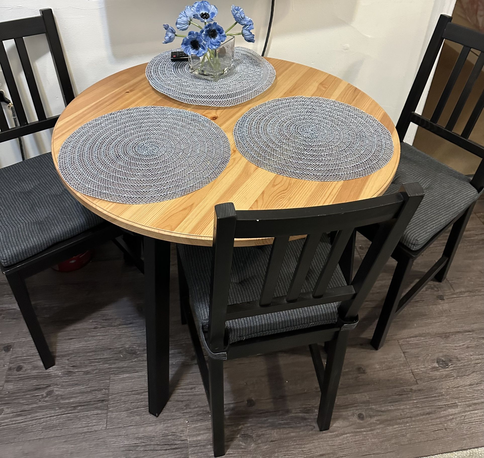 IKEA Table with 3 Chairs 