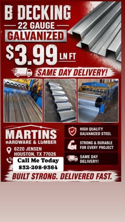 B DECKING 22GA