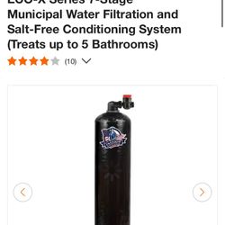 King Water Filtration ECO-X 7-Stage System - Salt-Free (Treats 5 Bathrooms)