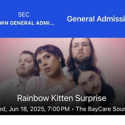 RAINBOW KITTEN SURPRISE TICKETS