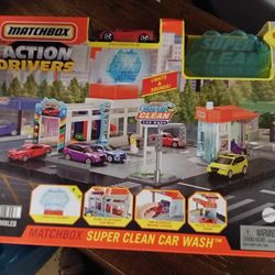 Match Box  Super Clean Car Set