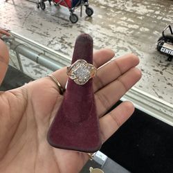 Square Engagement Ring 