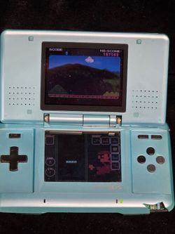 Nintendo DS Original Console- Blue Case Is Rough And Broken Hinges