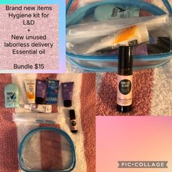 Postpartum care kit.
