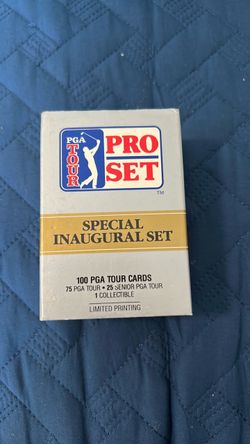 PGA Inaugural card set