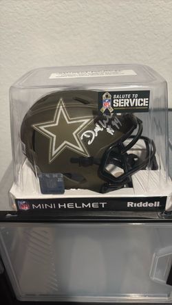 Signed Dallas Cowboys Riddell Mini Helmet
