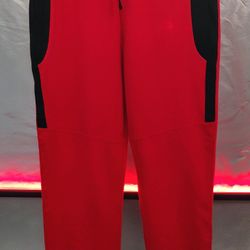 Athletic Works Sweatpants Men’s Small Red Black Fleece