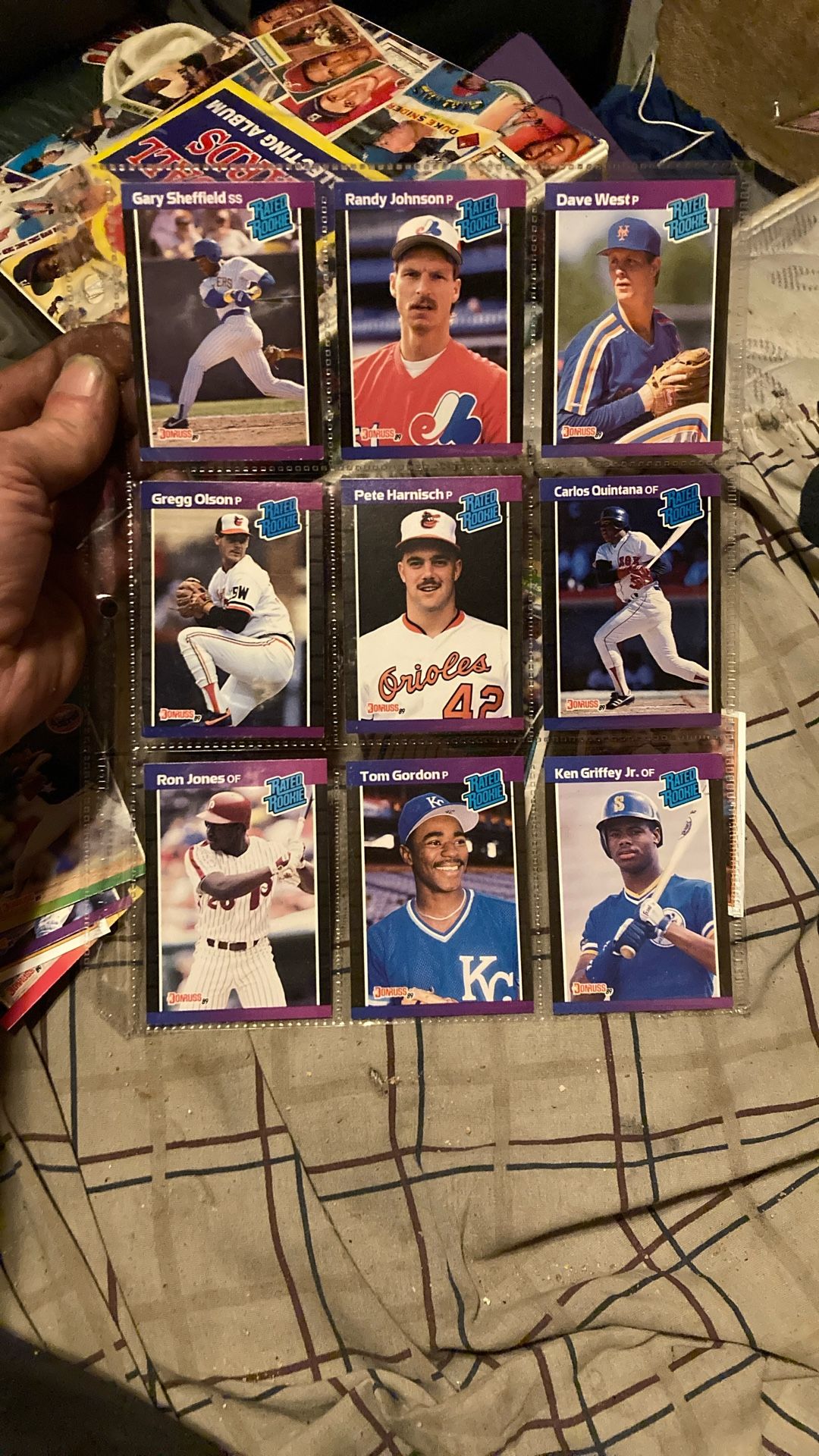 Ken Griffey Jr And Lots More Rookies With Errors.