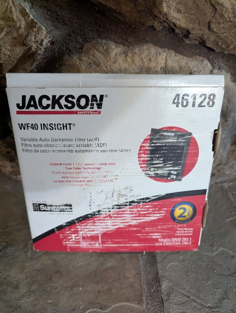 Brand New Jackson WF40 INSIGHT #46128 SureWerx Variable Auto Darkening Welding Filter New
